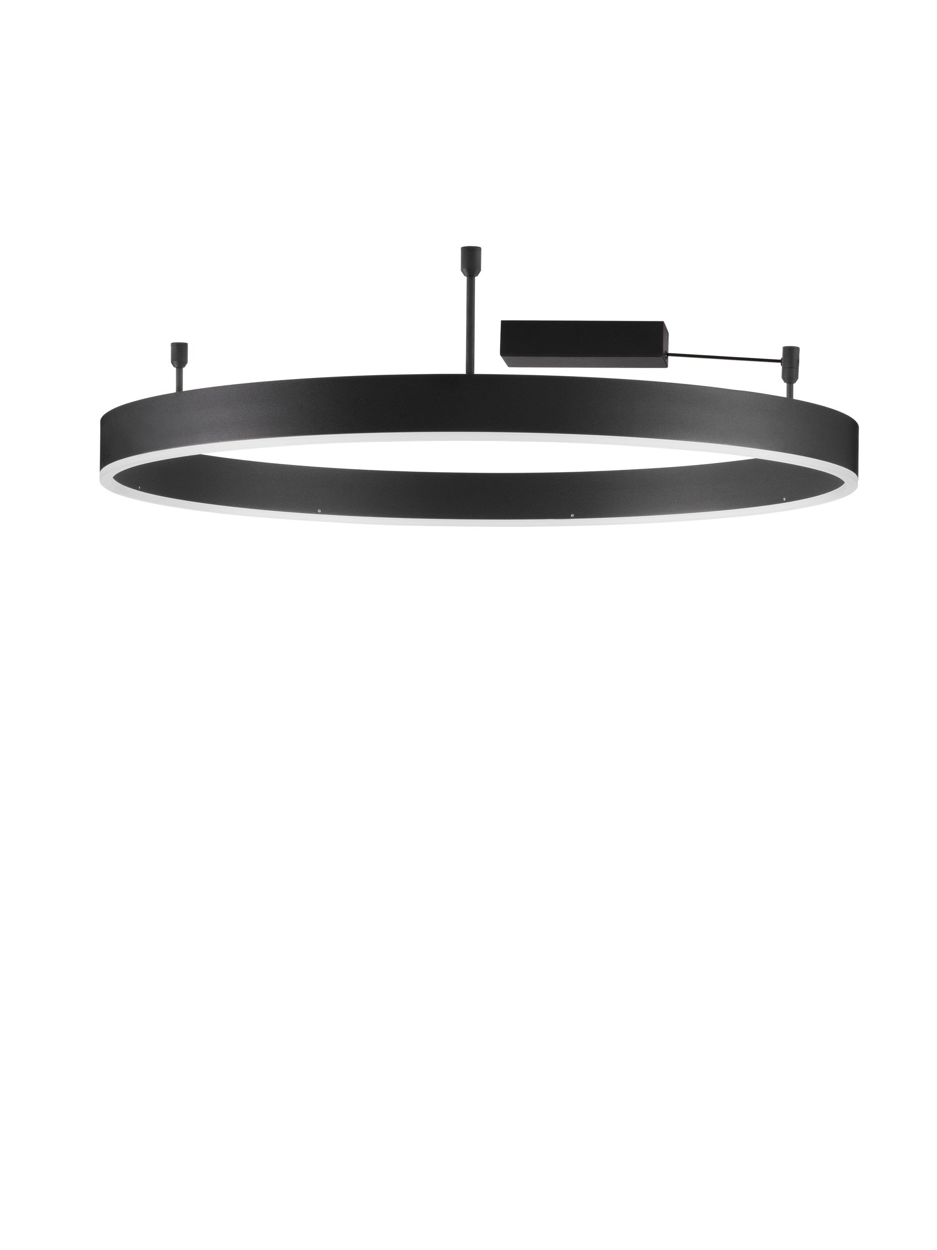 Висяща лампа MOTIF 50W LED 3000K Triac димируема пясъчночерна алуминий акрил