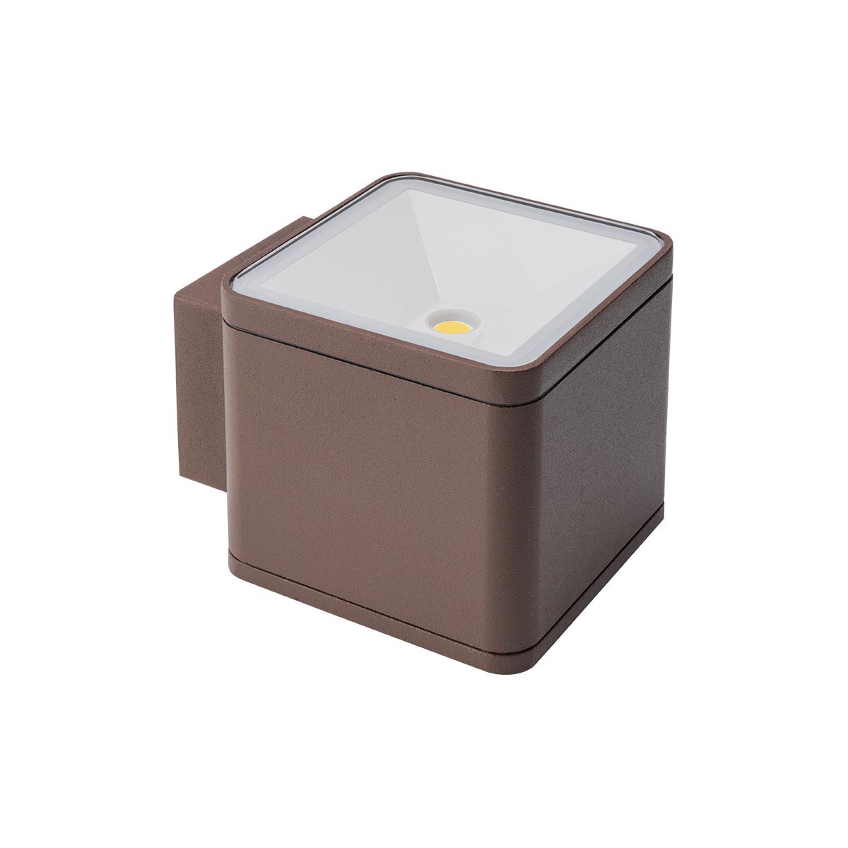 Wall-mounted LED lamp BETA COB 2X 6W IP54 DB 4000K SQ