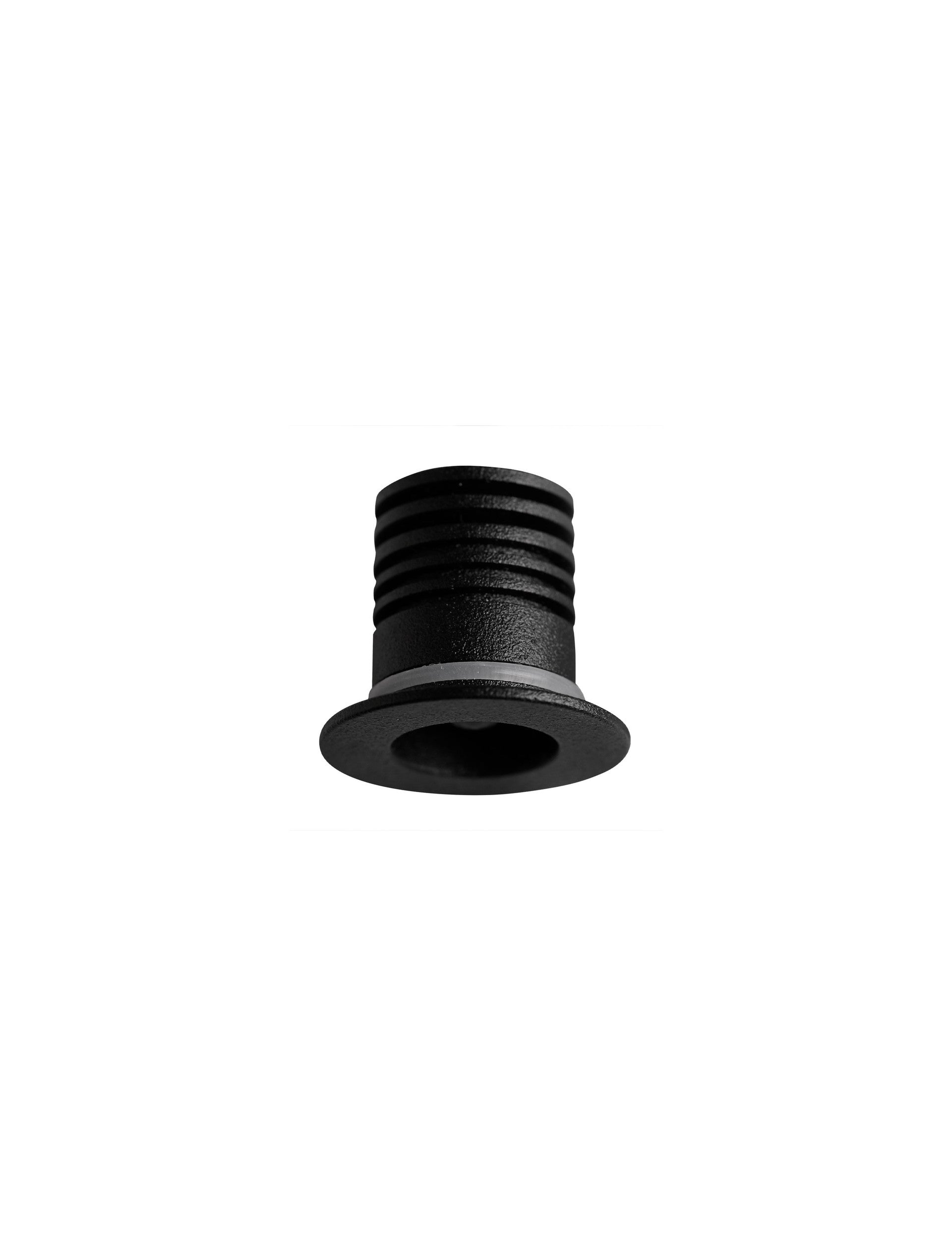 LED спот TINY Вграден Черен алуминий IP44 3000K D2.5x2.2см