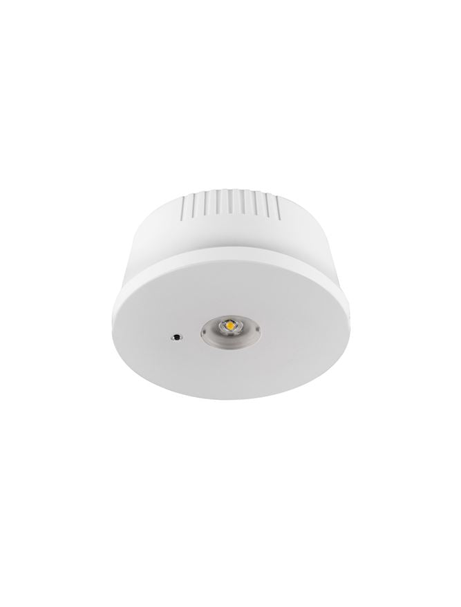 LED спот EL201 Бяла повърхностна/вградена аварийна вградено осветително тяло 3W