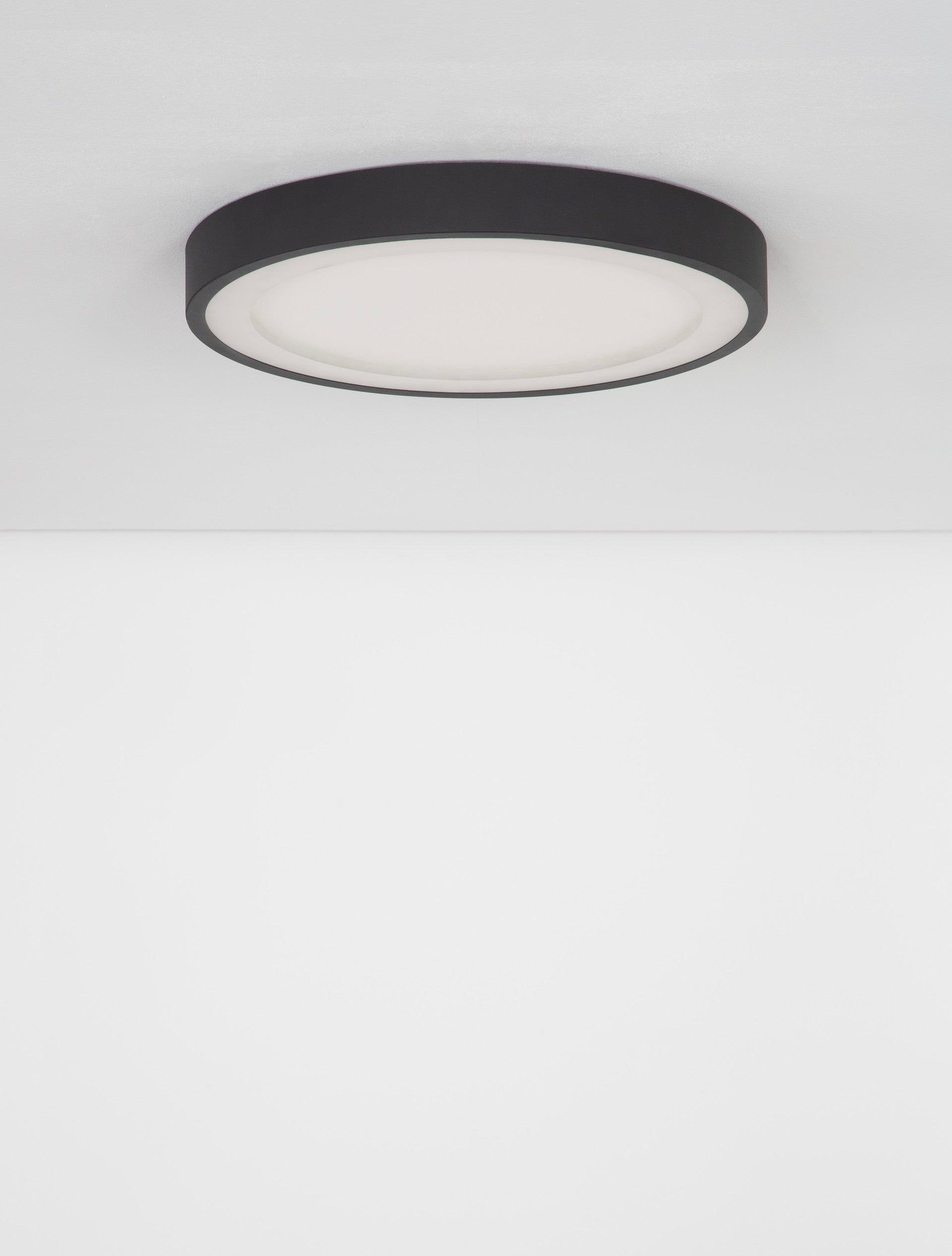 Висящо осветително тяло (пендел) NODI 30W LED Пясъчно черен алуминий и акрил ⌀45 H5см