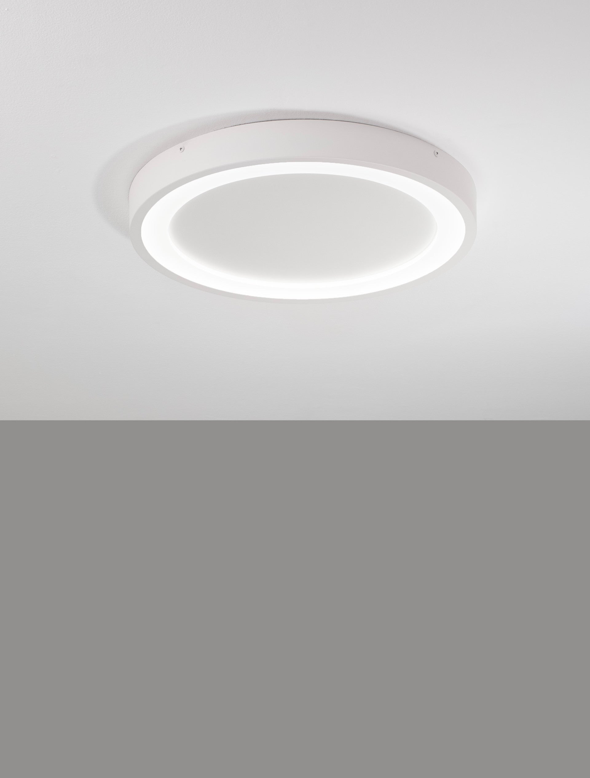 Висящо осветително тяло (пендел) NODI 30W LED Пясъчно бял алуминий и акрил ⌀45 H5см