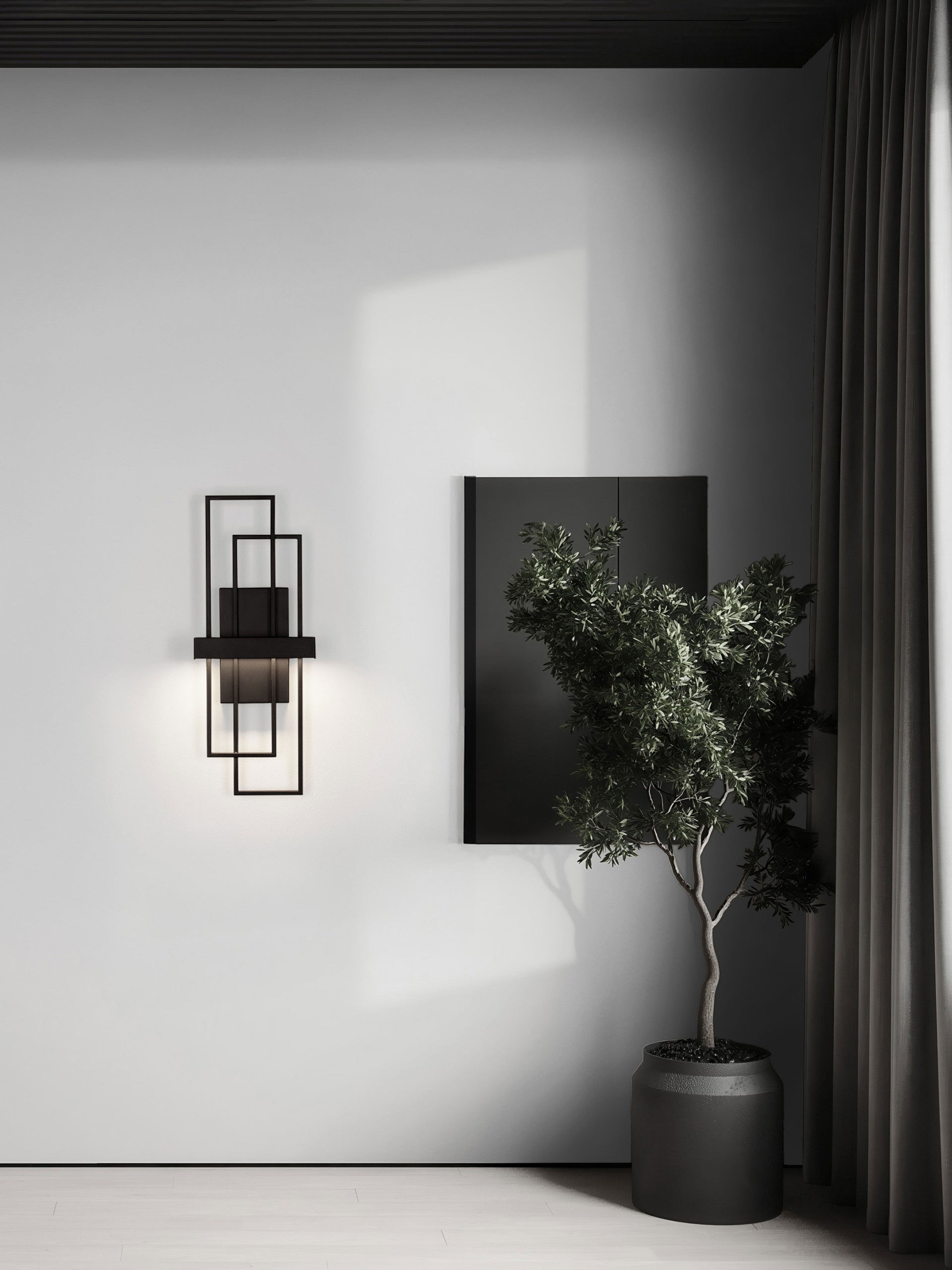 Висящо осветително тяло (пендел) ALIS 8W LED Пясъчно черен алуминий и стомана