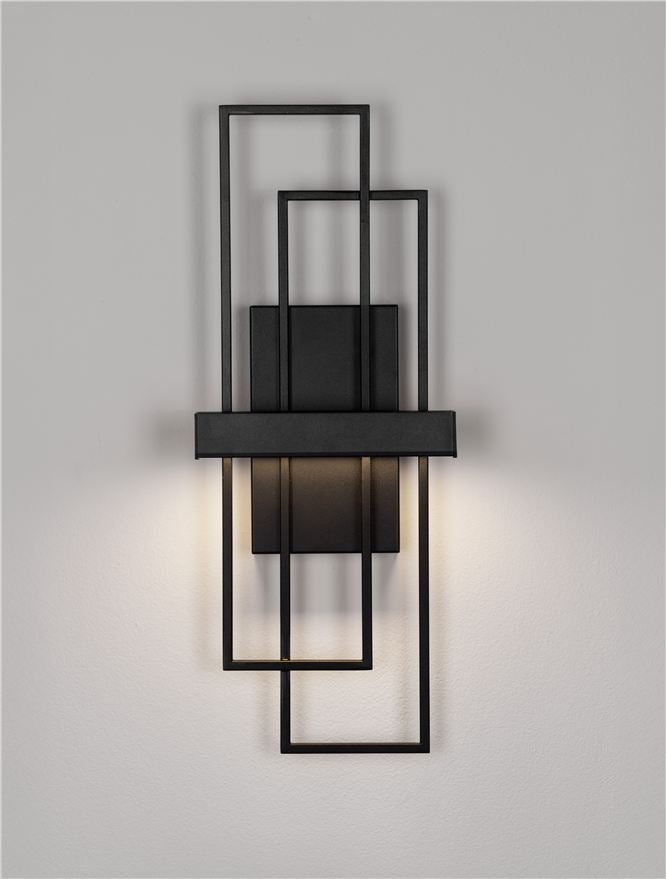 Висящо осветително тяло (пендел) ALIS 8W LED Пясъчно черен алуминий и стомана