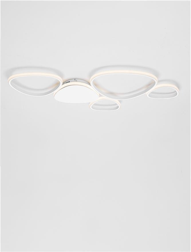 Висящо осветително тяло (пендел) ALTUS 48W LED Пясъчно бял алуминий и акрил