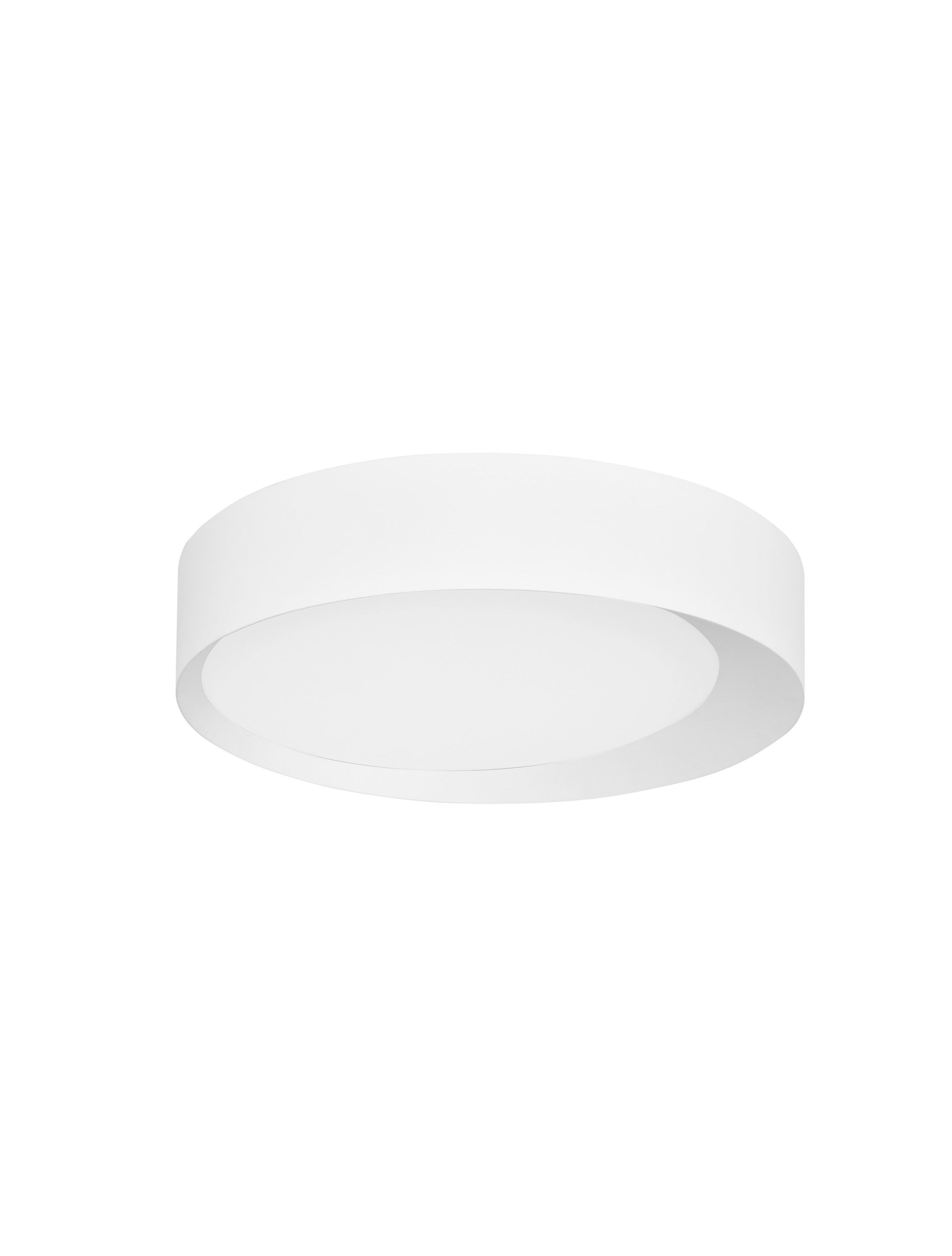 Висящо осветително тяло (пендел) OBY 60W LED Пясъчно бял алуминий и акрил ⌀60 H12см