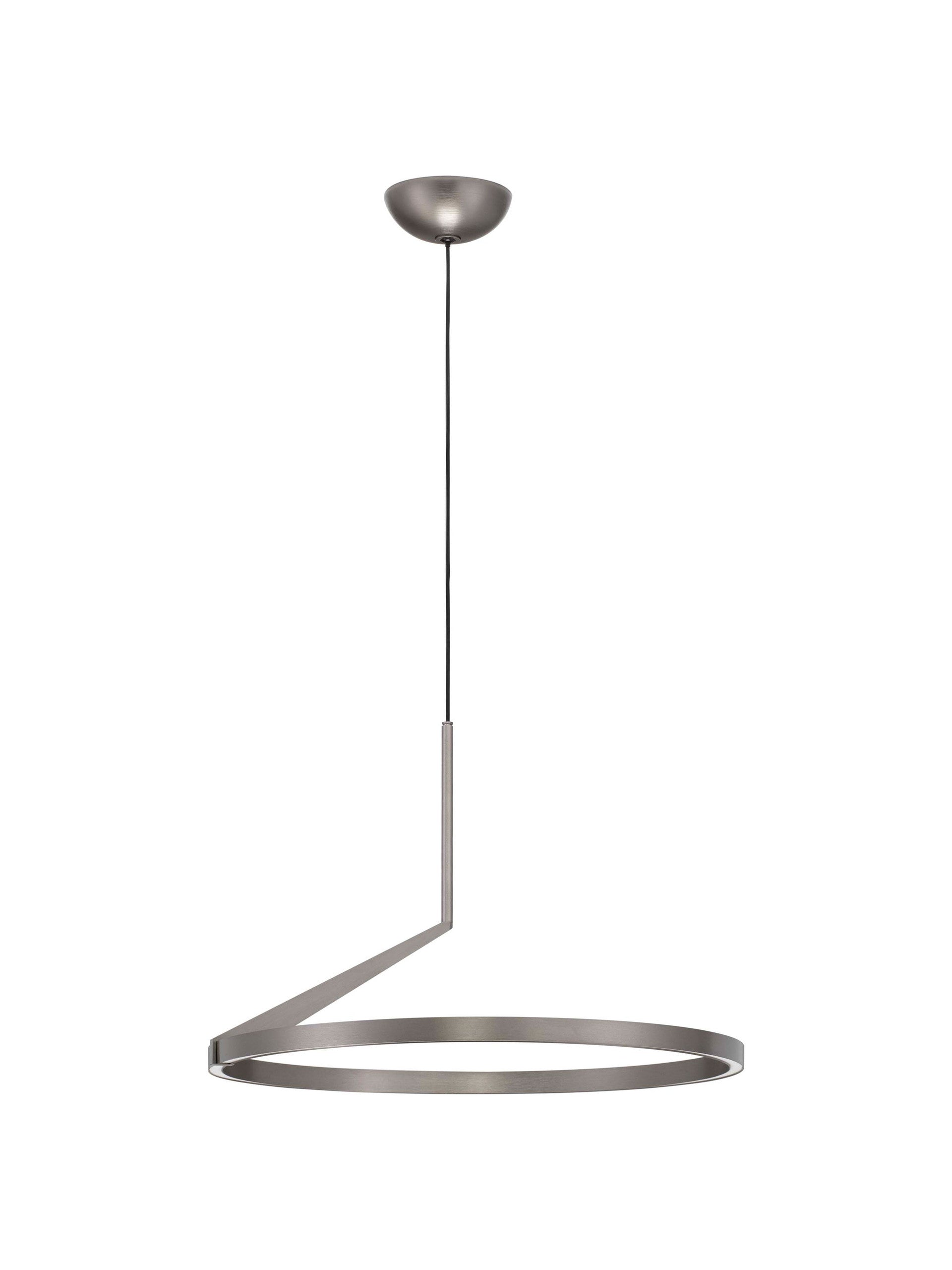 Висяща лампа TILIA LED 31W 220-240V, опушен никел, алуминий, ⌀60 H250см, нагоре и надолу