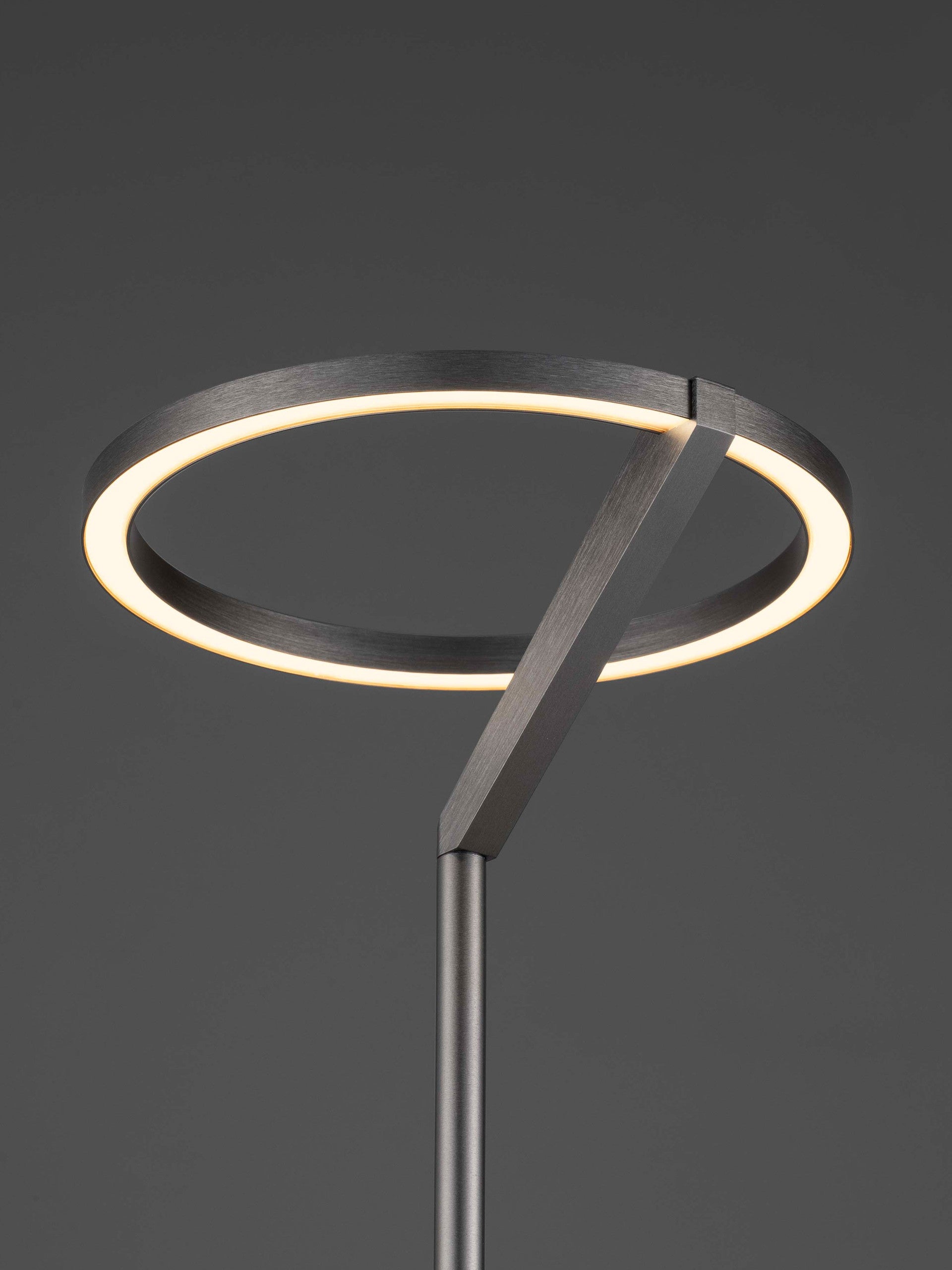 Висяща лампа TILIA LED 16W 220-240V, опушен никел, алуминий, ⌀22 H38см, тъч сензор