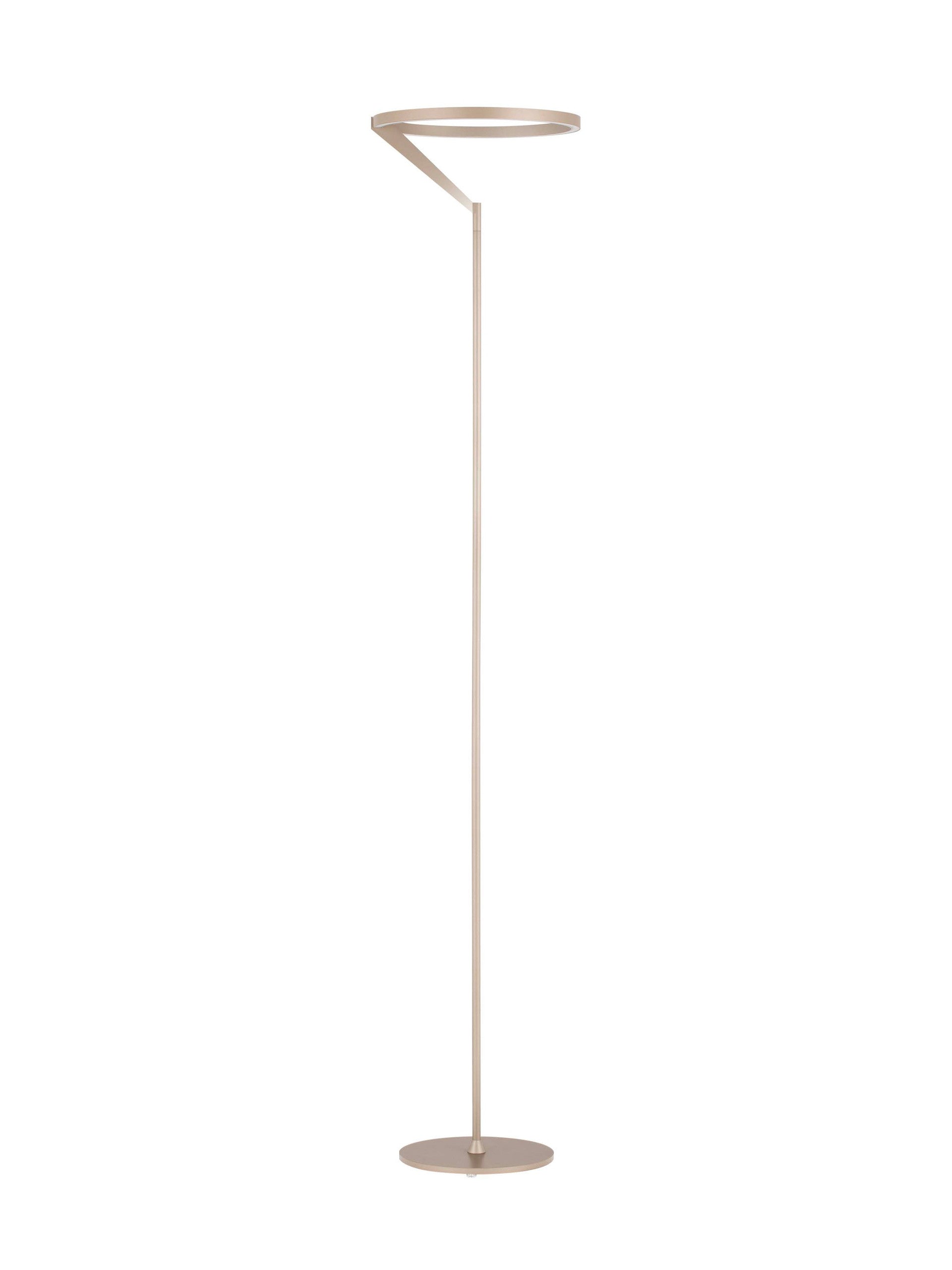 Висящо осветително тяло (пендел) TILIA LED 26W 220-240V Шампанско злато алуминий ⌀33 H168см сензор