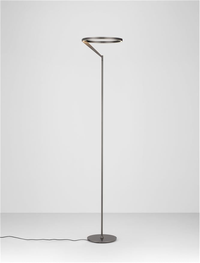 Висящо осветително тяло (пендел) TILIA LED 26W 220-240V Матиран никел алуминий ⌀33 H168см сензор