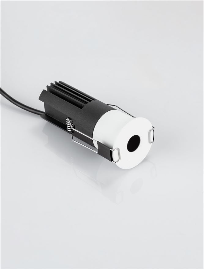 LED спот MINIONE LFO 8W Пясъчно бял алуминий Ø46 H9см 3000K CRI90
