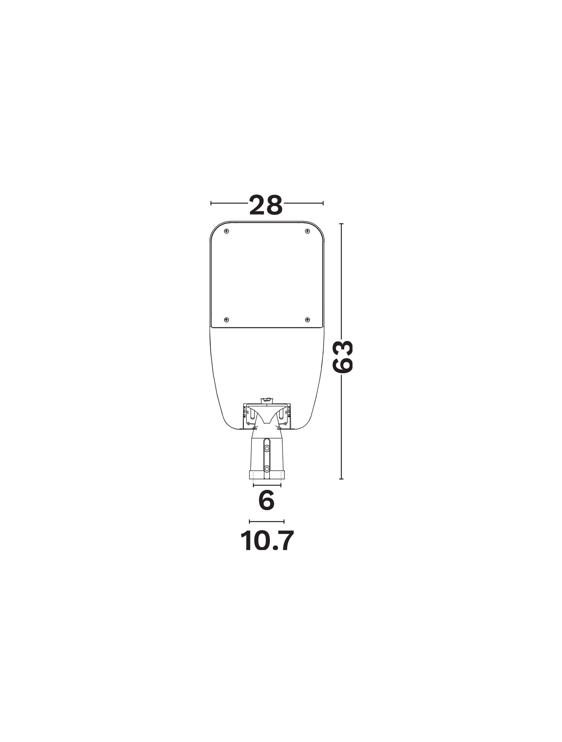 Техническо осветление TANO 100W 4000K Уличен IP66