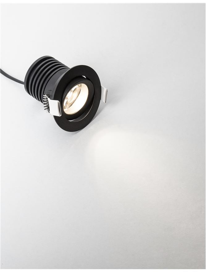 Техническо осветление TIF LENS 2W 3000K Пясъчно черен