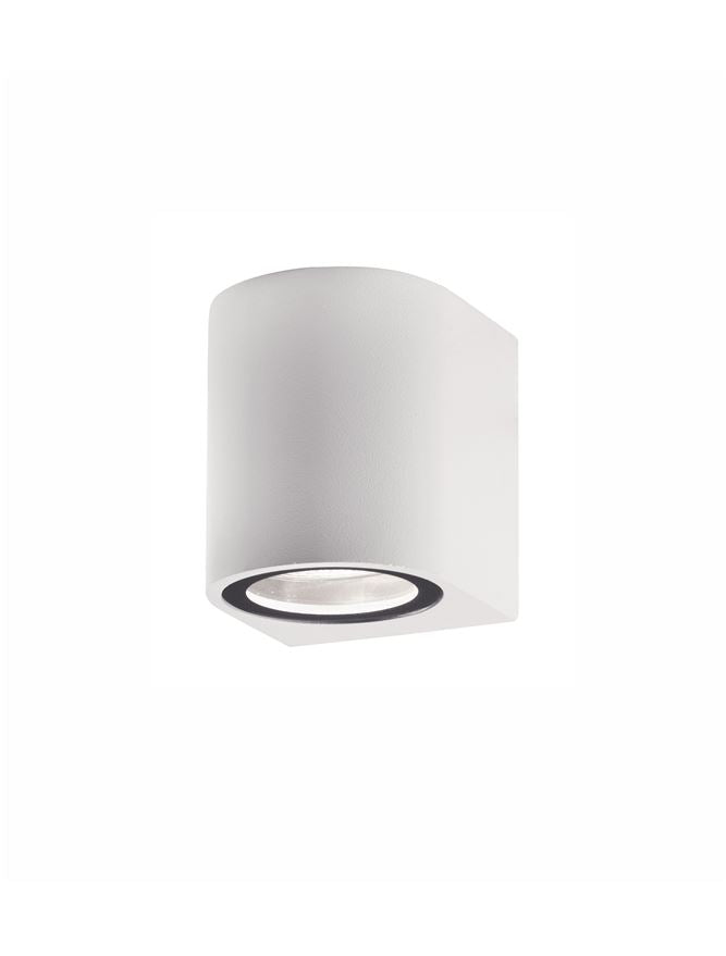 Външен аплик NERO LED GU10 2x10W Пясъчно бял алуминий