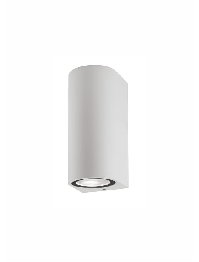 Външен аплик NERO LED GU10 2x10W Пясъчно бял алуминий нагоре/надолу
