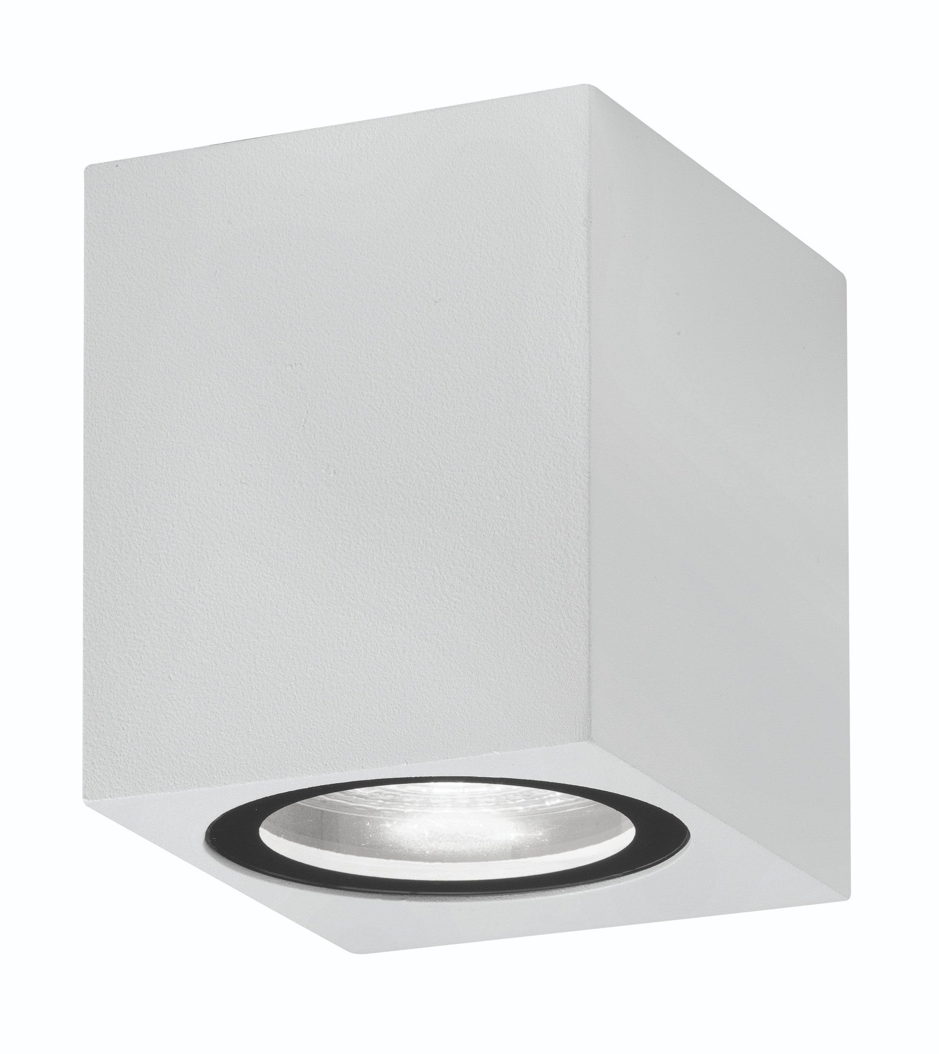 Външен аплик NERO LED GU10 2x10W Пясъчно бял алуминий