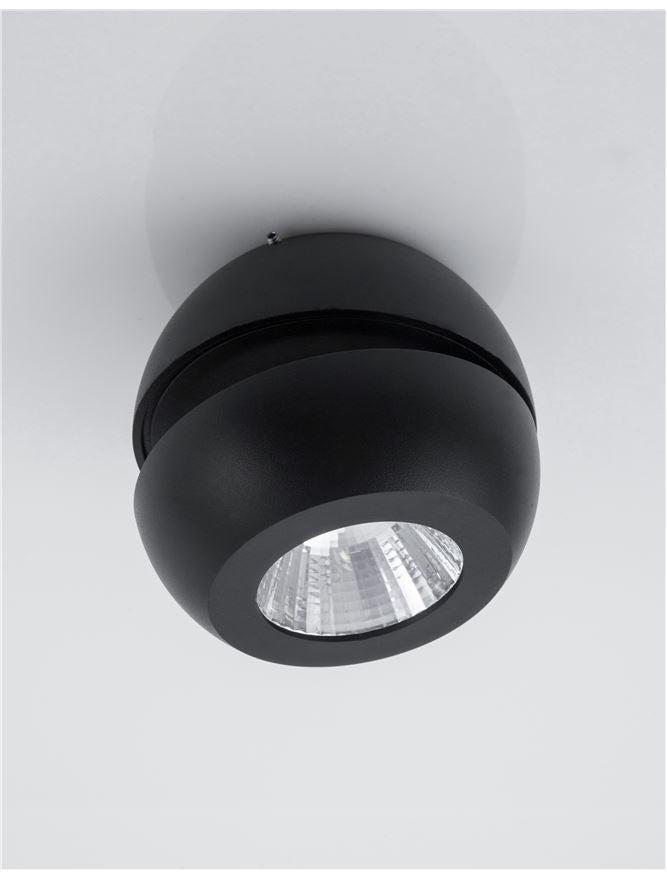 Висящо осветително тяло (пендел) GON 5W LED Пясъчно черен алуминий
