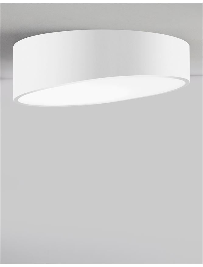 Висящо осветително тяло (пендел) MAGGIO 60W LED Пясъчно бял алуминий матово бял акрил ⌀50 H12см