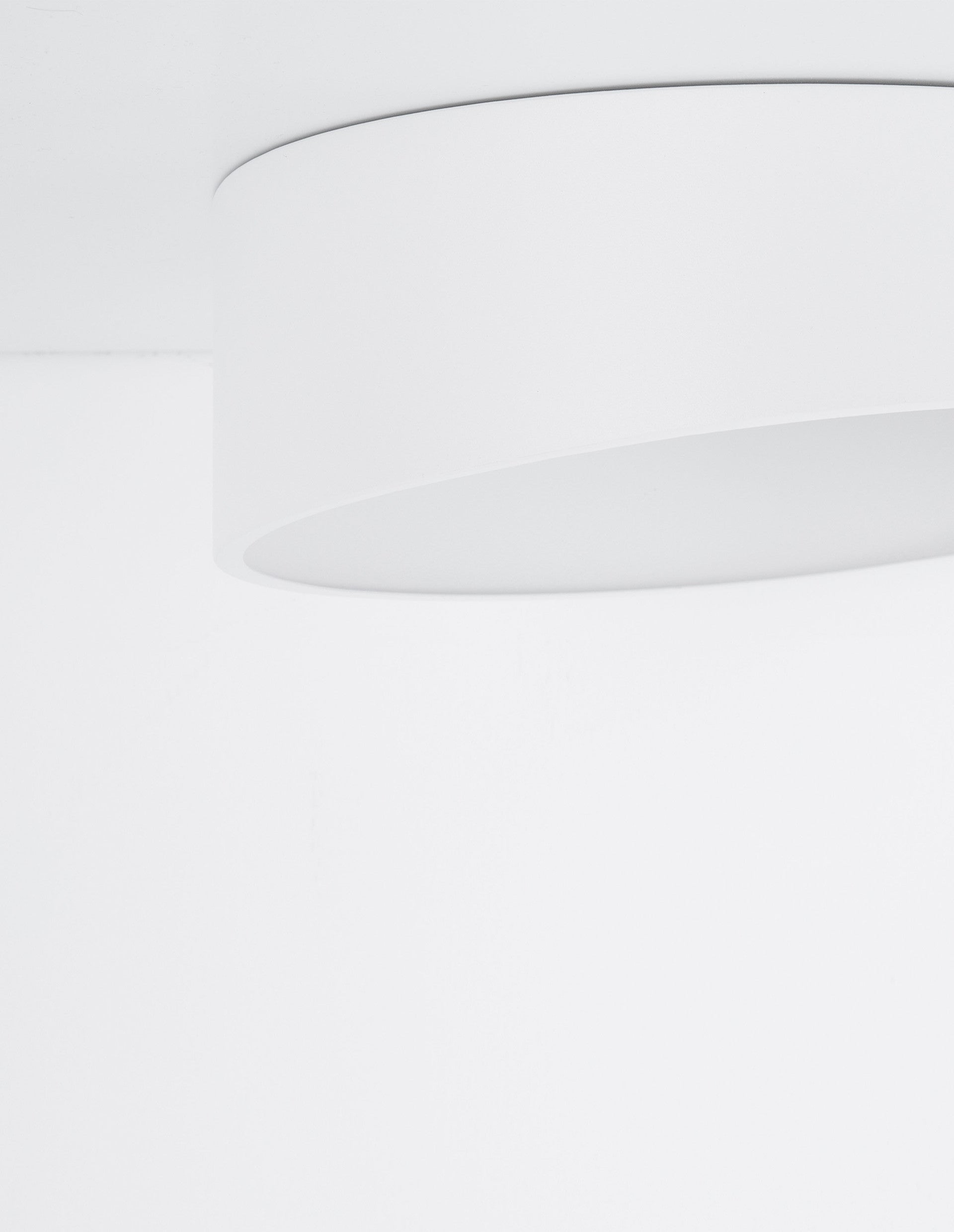 Висящо осветително тяло (пендел) MAGGIO 60W LED Пясъчно бял алуминий матово бял акрил ⌀50 H12см