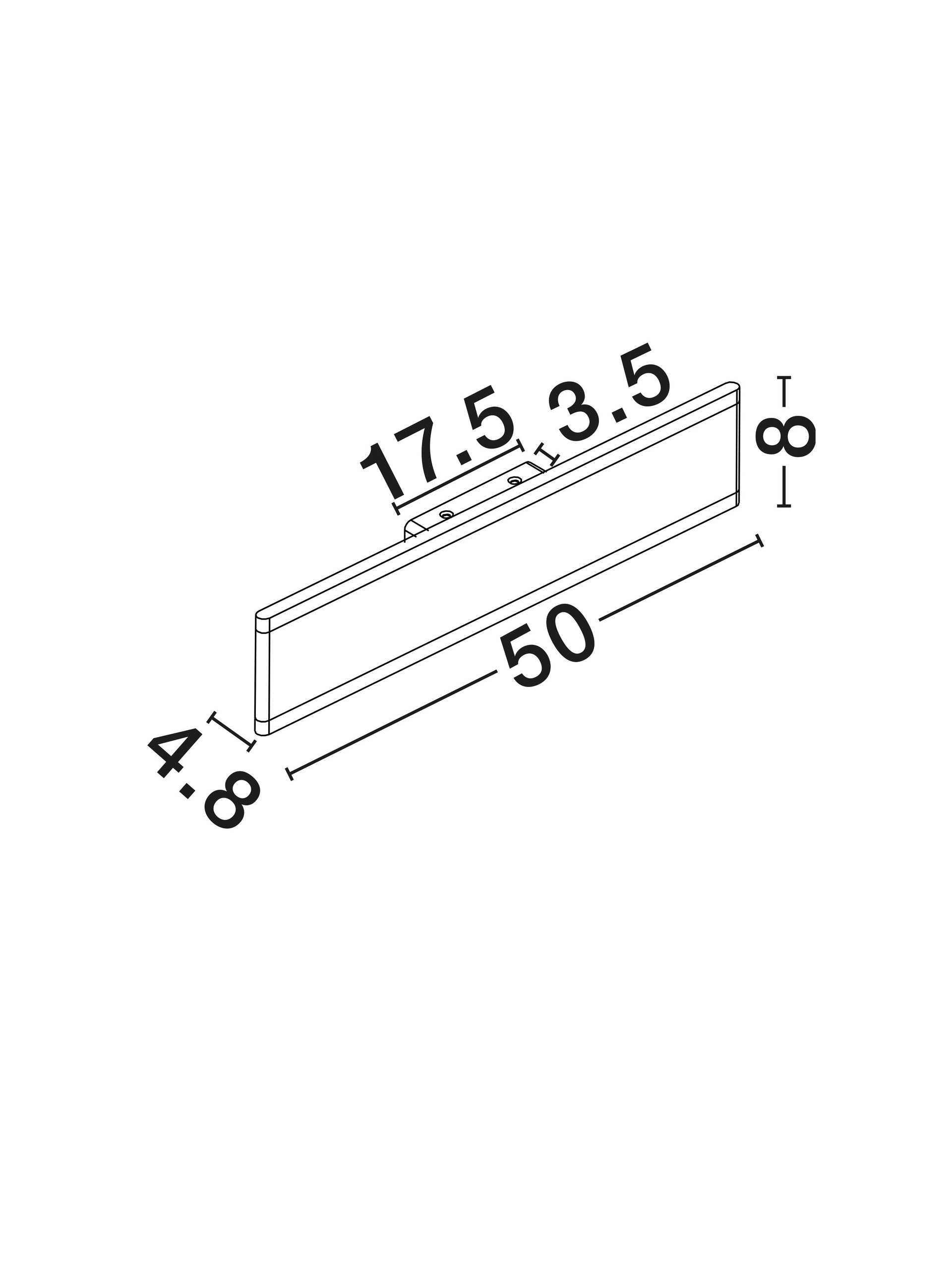 Висящо осветително тяло (пендел) LINE 2x12W Пясъчно бял алуминий и акрил