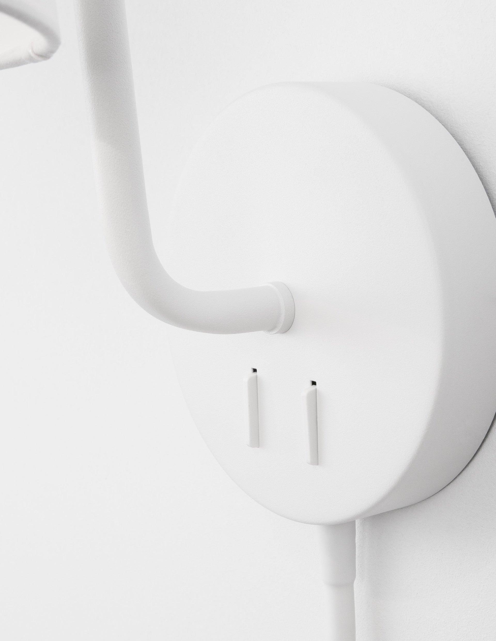 Висяща лампа SAGE LED E27 15W, бял алуминий и бял текстилен абажур