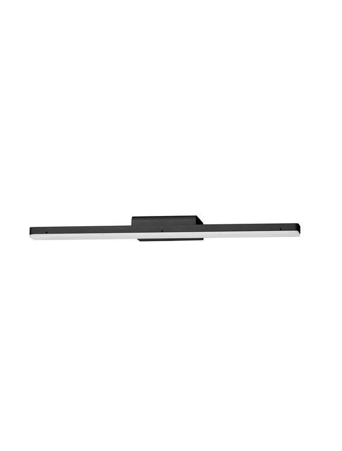 Висящо осветително тяло (пендел) NYX 12W LED Матово черен алуминий и акрил IP44