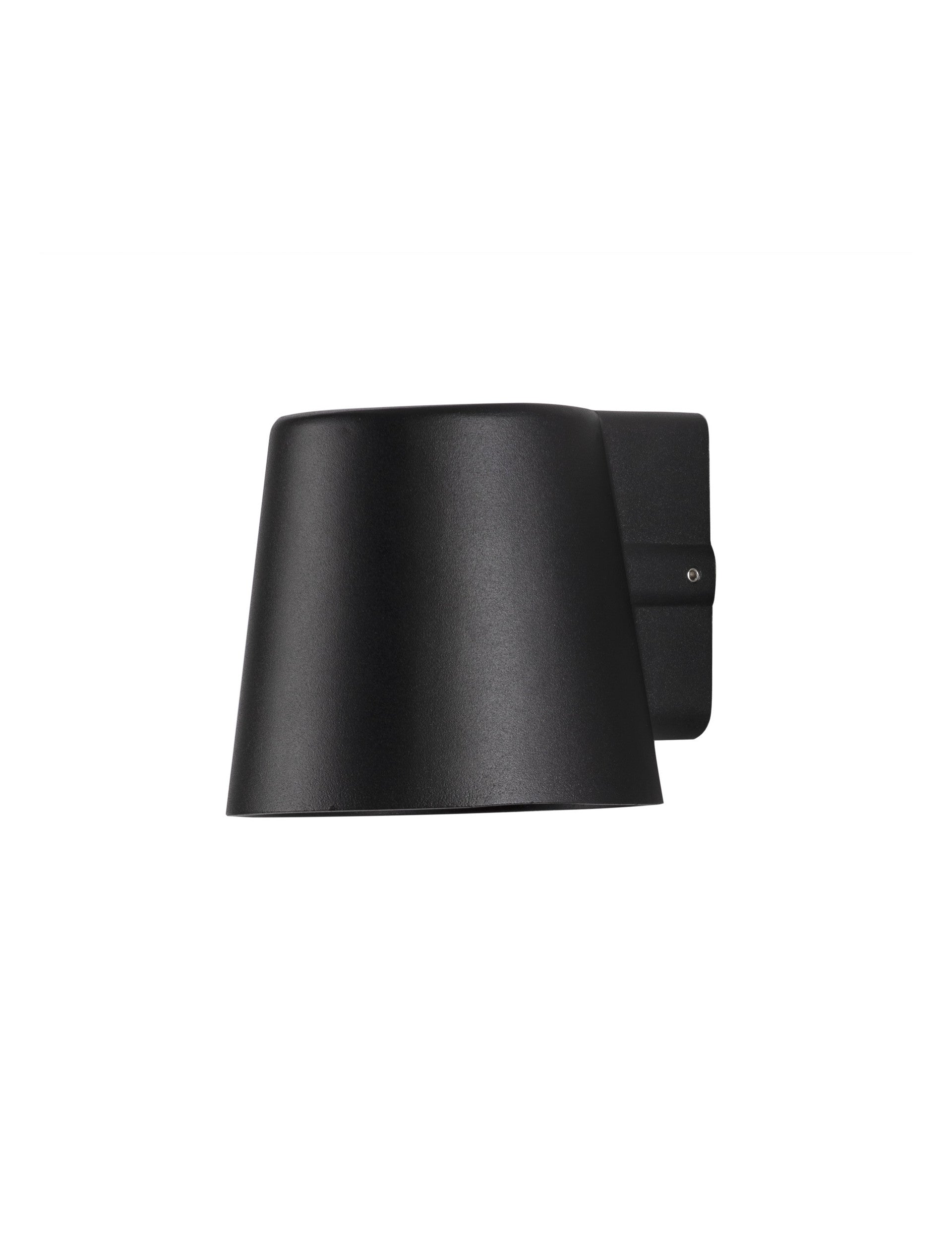 Външен аплик OVI 10W GU10 LED Пясъчно черен алуминий и стъкло IP54 без крушка