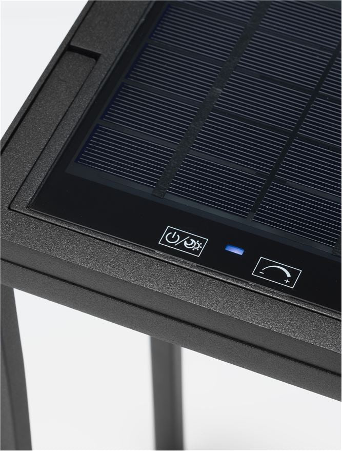 Външен аплик TEGOLO 2W LED Тъмен антрацит алуминий и стъкло IP54
