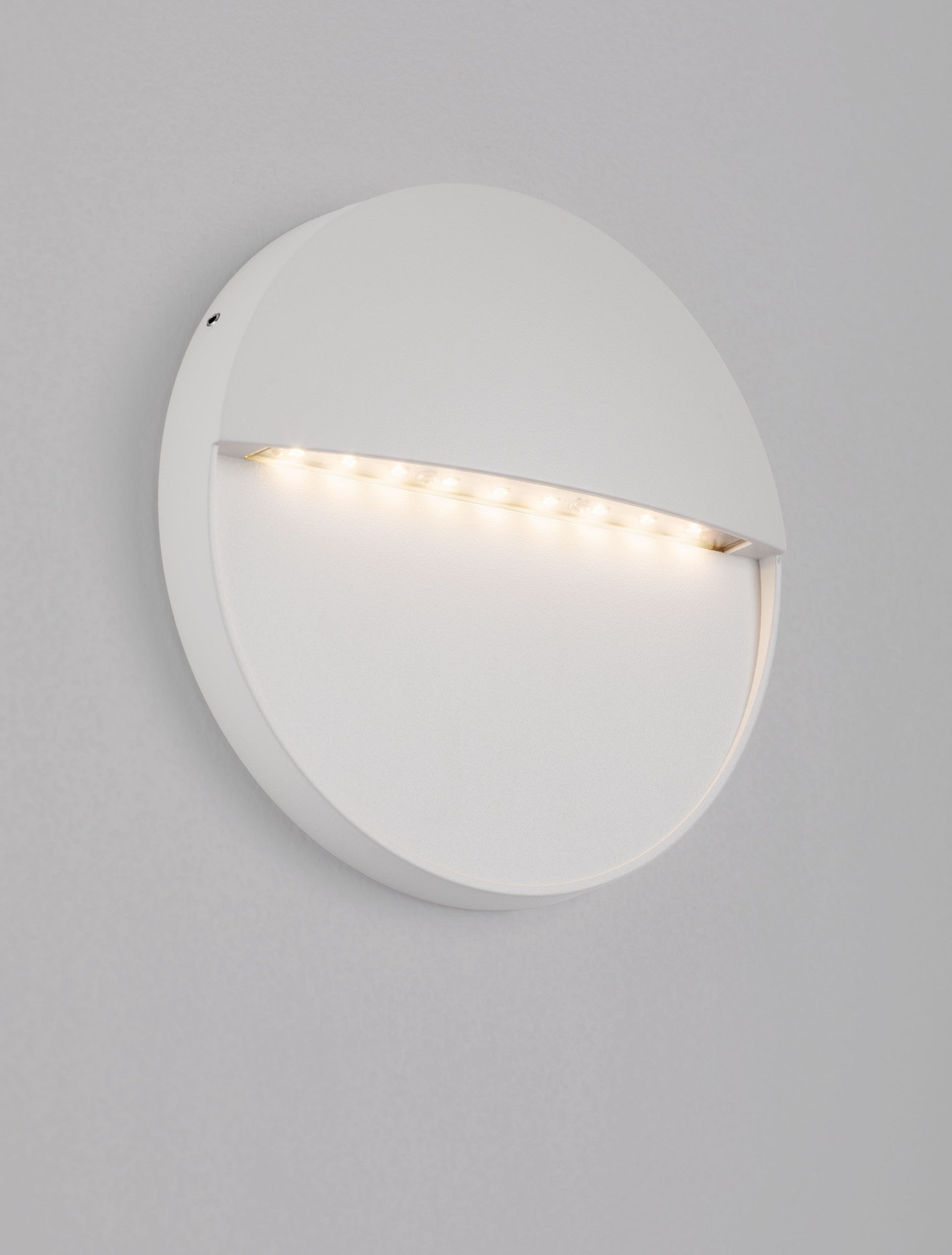 Външен аплик RODIX 5W LED Пясъчно бял алуминий и поликарбонат IP54 ⌀16