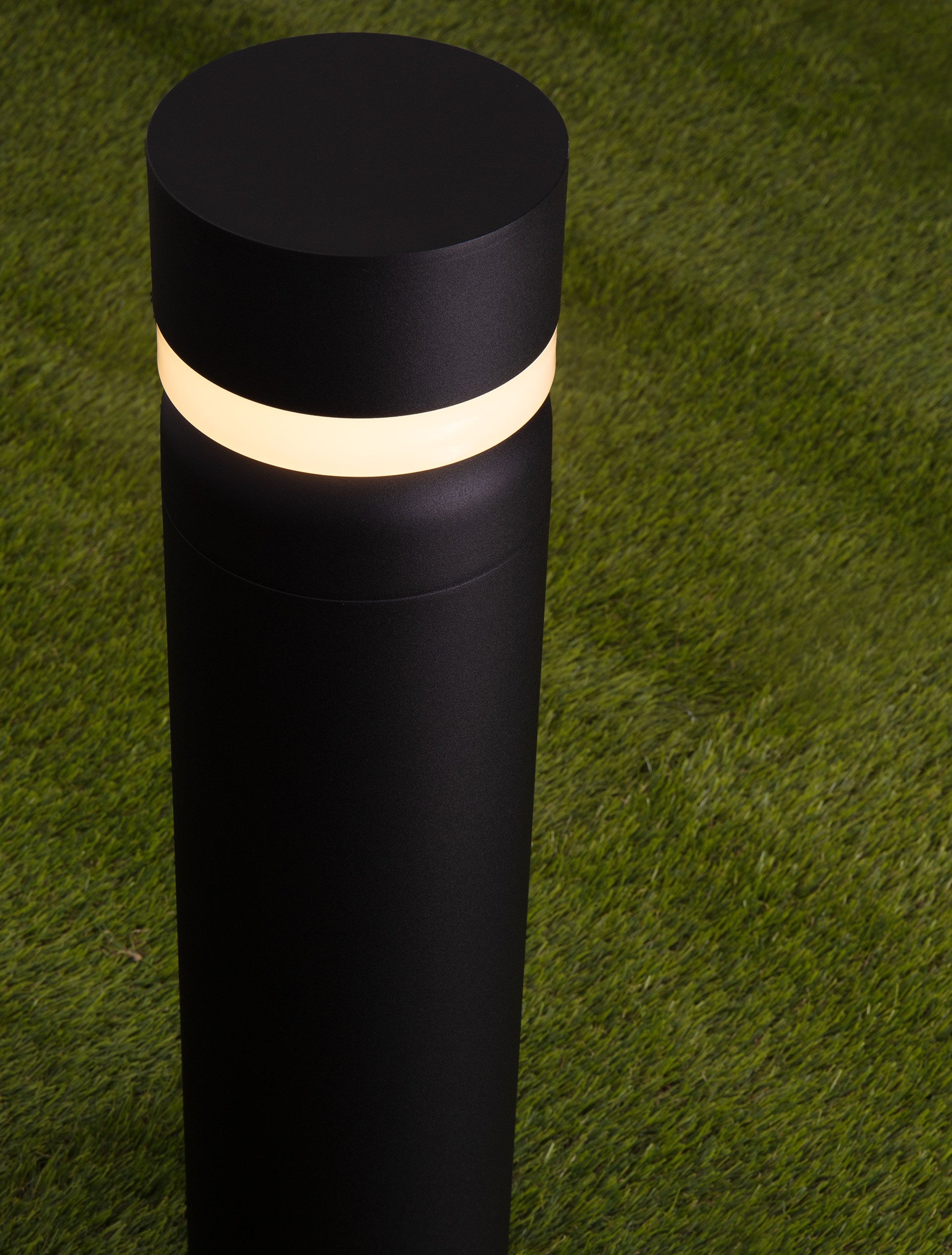 Външна лампа за стена AIRY LED 8W Sandy Black, алуминий и поликарбонат ⌀14.5 Ш65см IP65