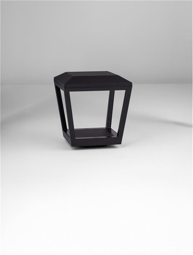 Външен аплик OPU LED 15W Тъмен антрацит алуминий и поликарбонат L24 W24 H26см IP65