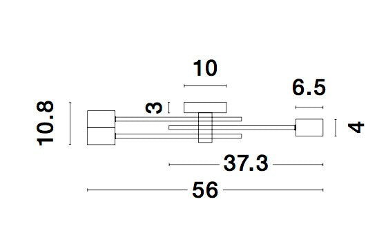 Висящо осветително тяло (пендел) GRANSO 3x12W E27 Пясъчно черен метал