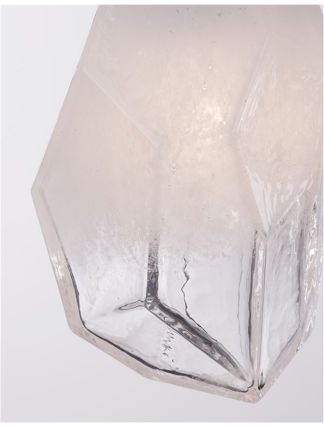 Висящо осветително тяло (пендел) ICE 5W G9 Бял Градиент Бял метал