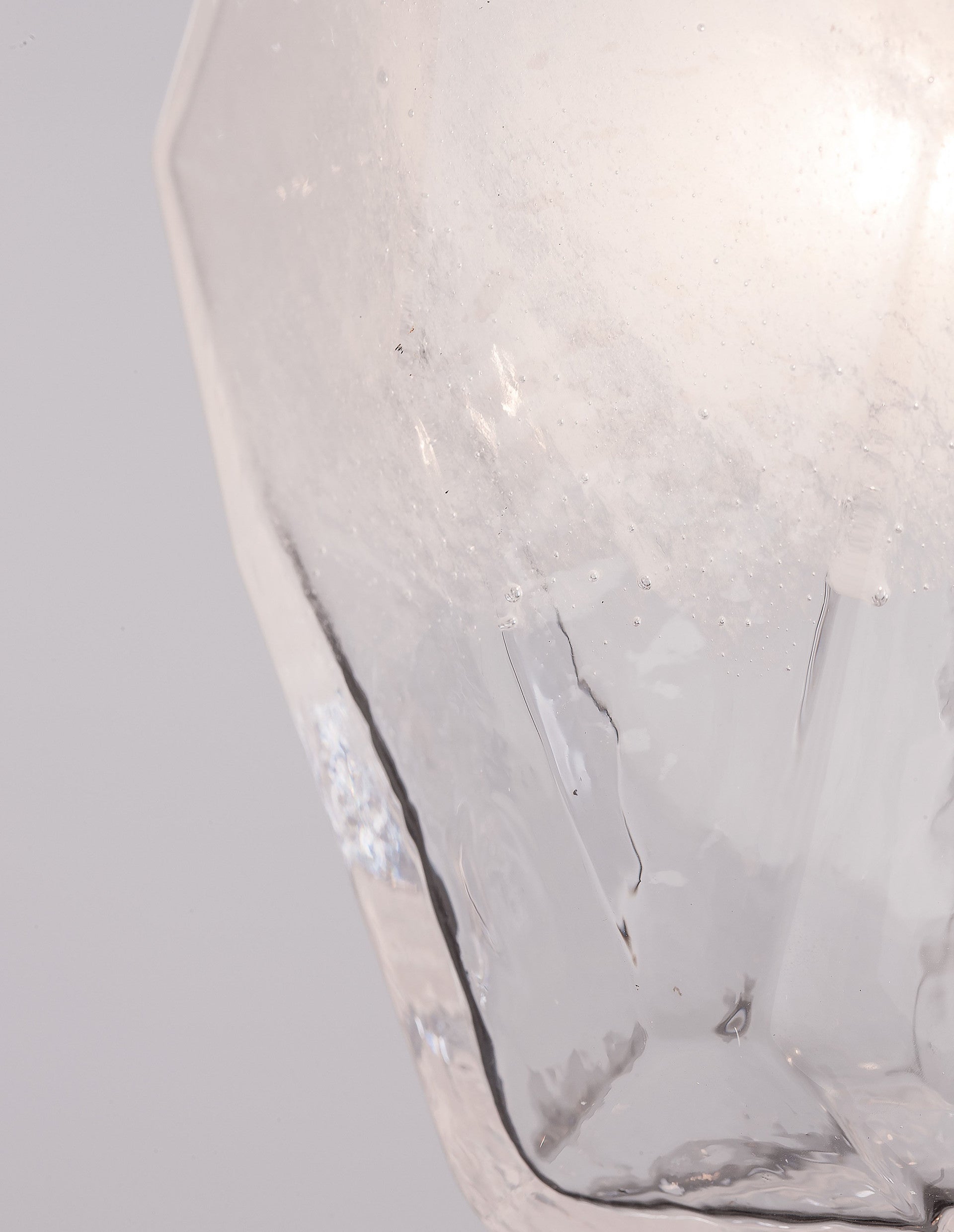 Висяща лампа ICE 5W G9 бял градиент бял метал