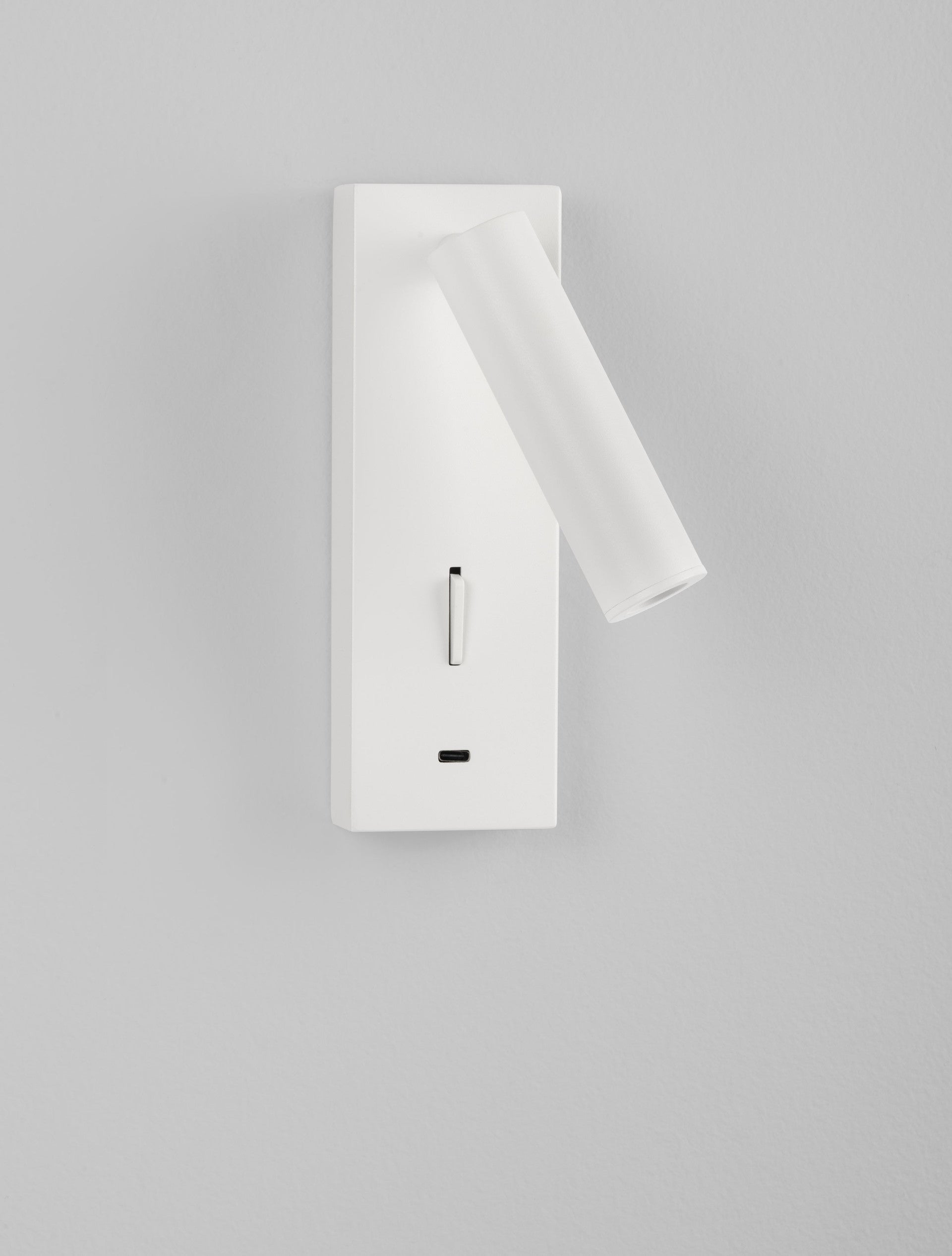 Висяща лампа FUSE 3W, бял алуминий, с USB и регулируема