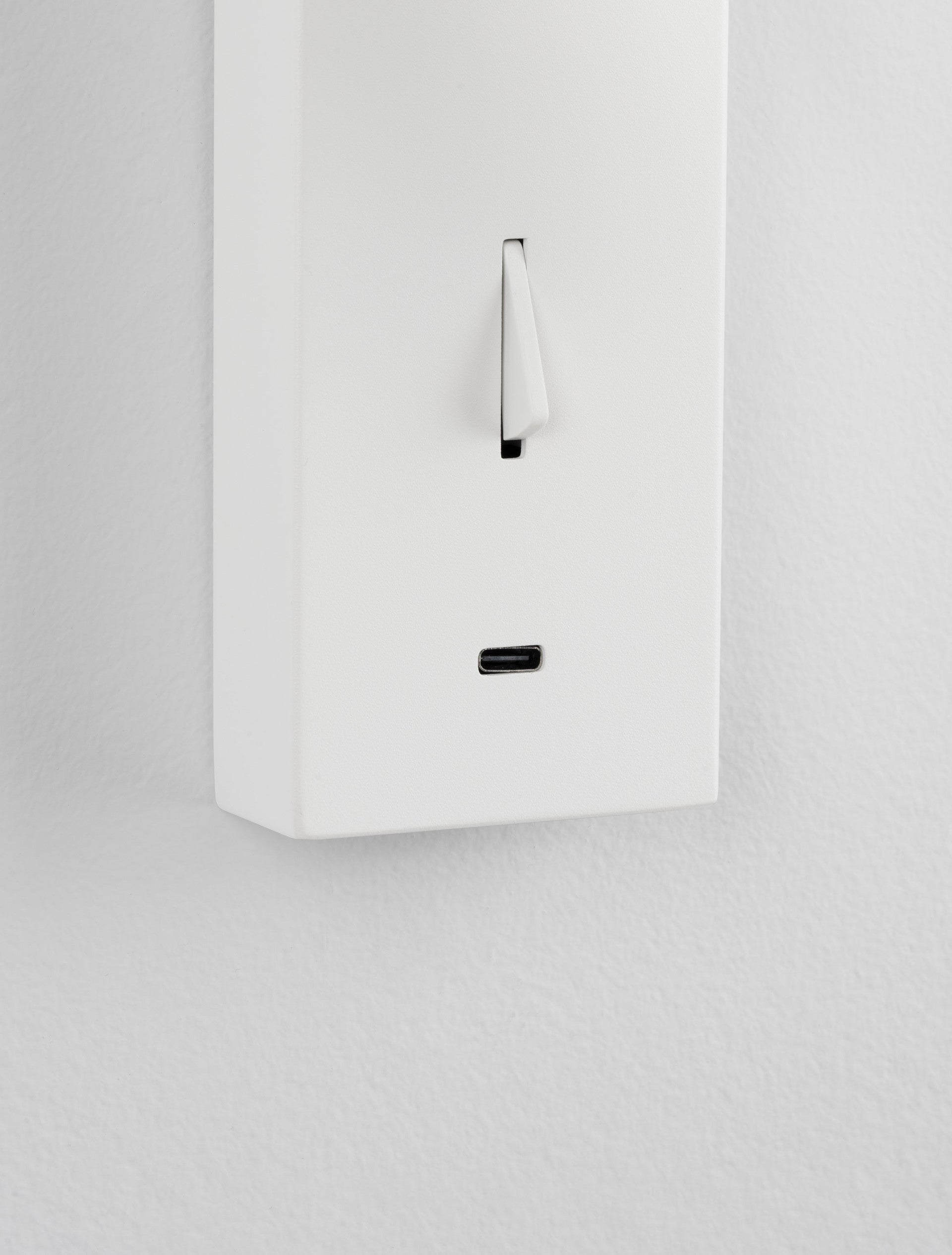 Висяща лампа FUSE 3W, бял алуминий, с USB и регулируема