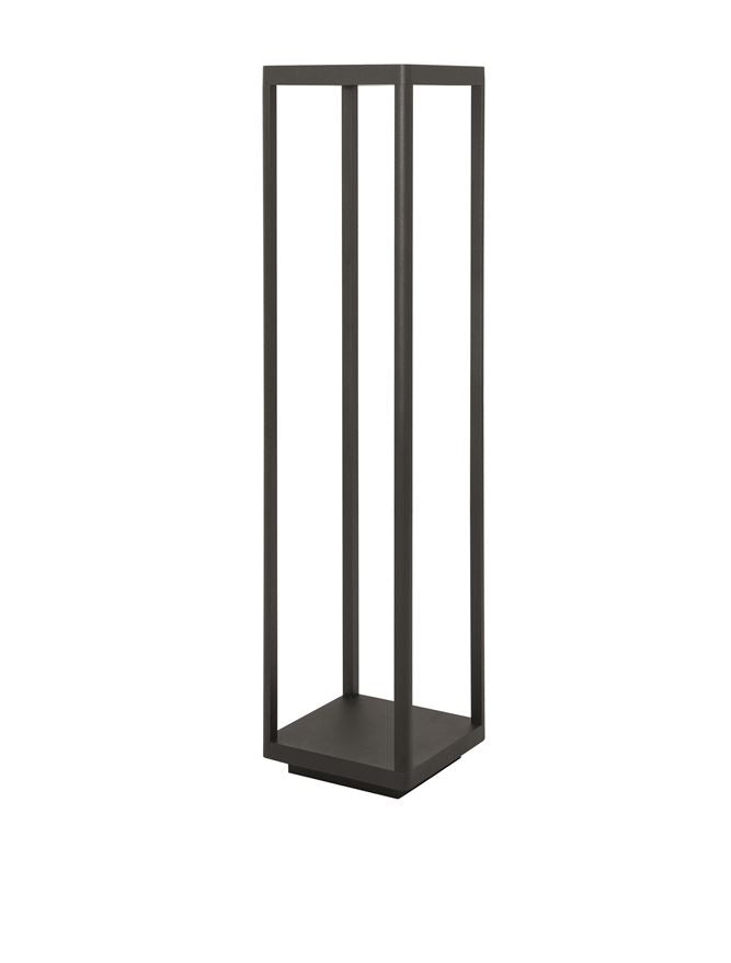 Външен аплик SURF LED 8W Тъмен антрацит алуминий L18 W18 H80см IP65