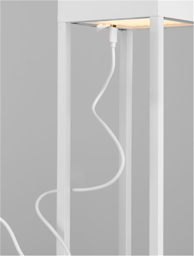 Външен аплик LUCIA 4W LED Пясъчно бял алуминий IP54