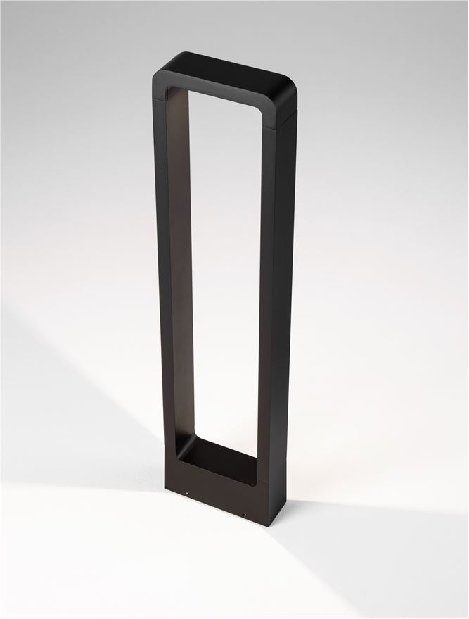 Външен пендел MINIMAL 7W Пясъчно черен алуминий LED IP65 H65см