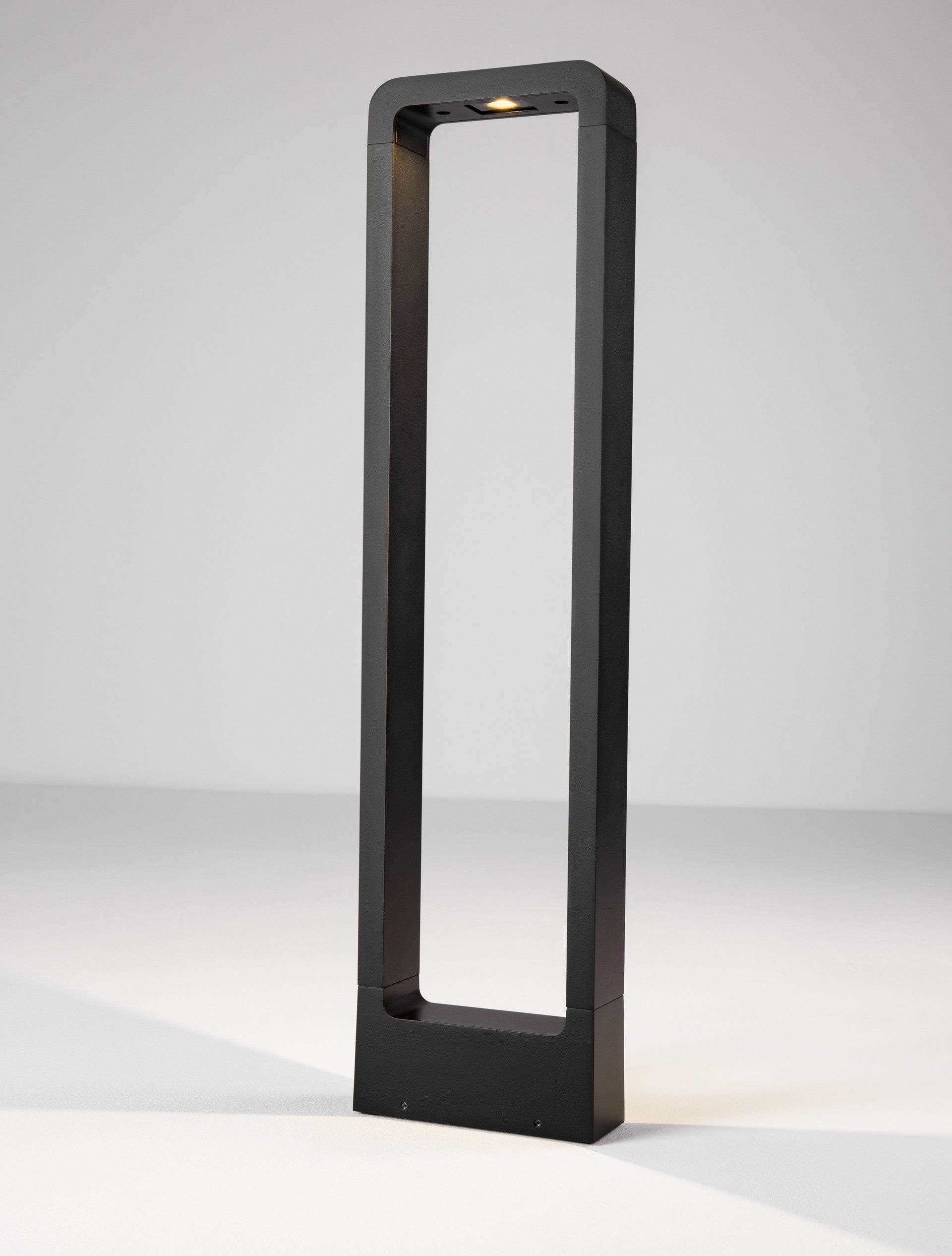 Външна висяща лампа MINIMAL 7W, пясъчно черен алуминий, LED, IP65, В65см