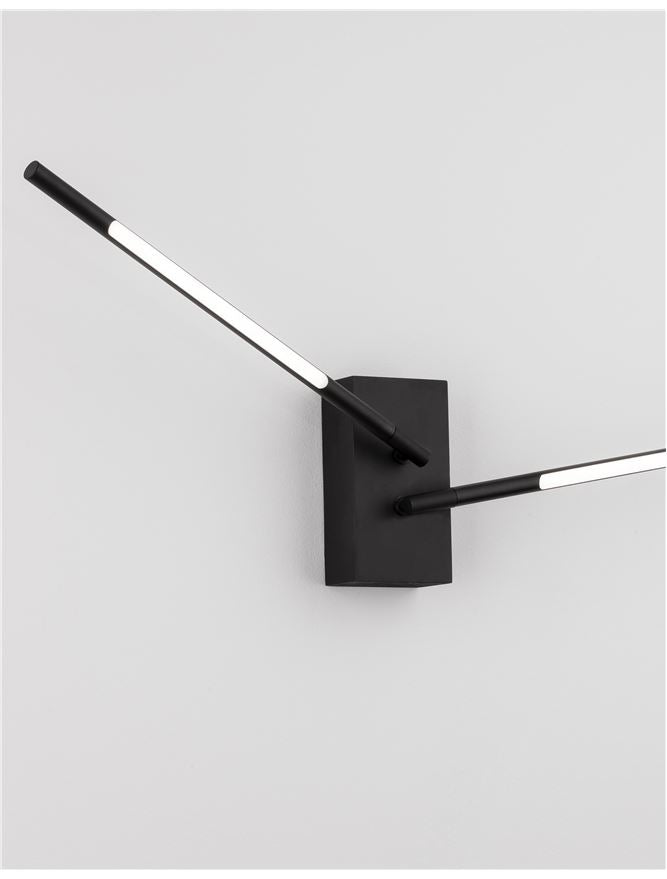 Висящо осветително тяло (пендел) RACCIO 11W Матово черен метал и акрил