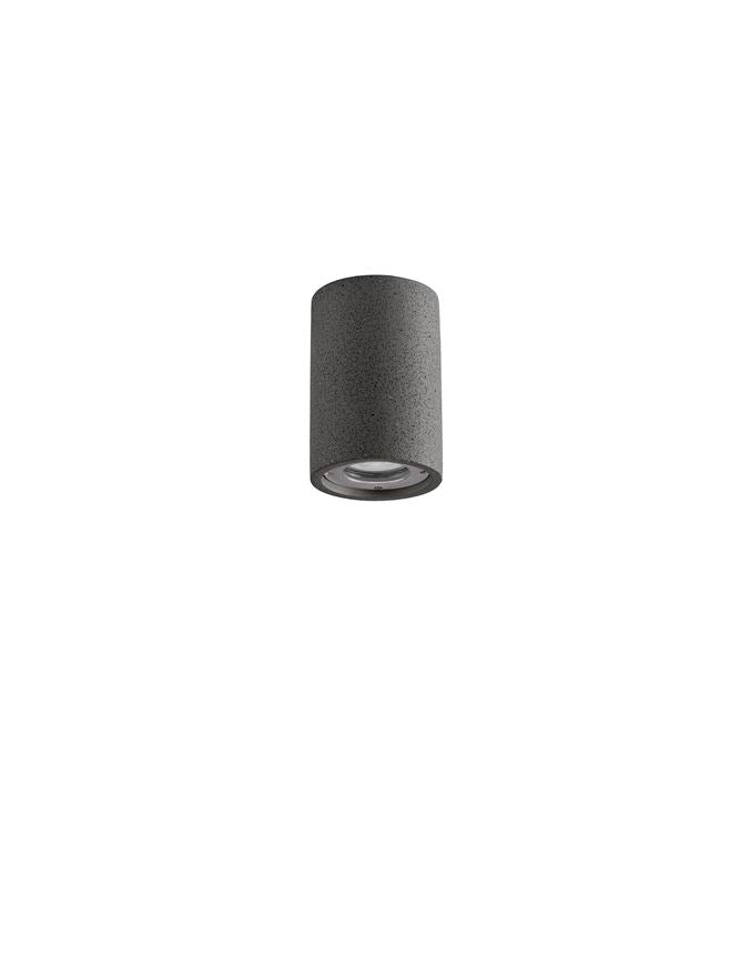 Градинска лампа PAR LED GU10 10W Черен пясъчен бетон IP65