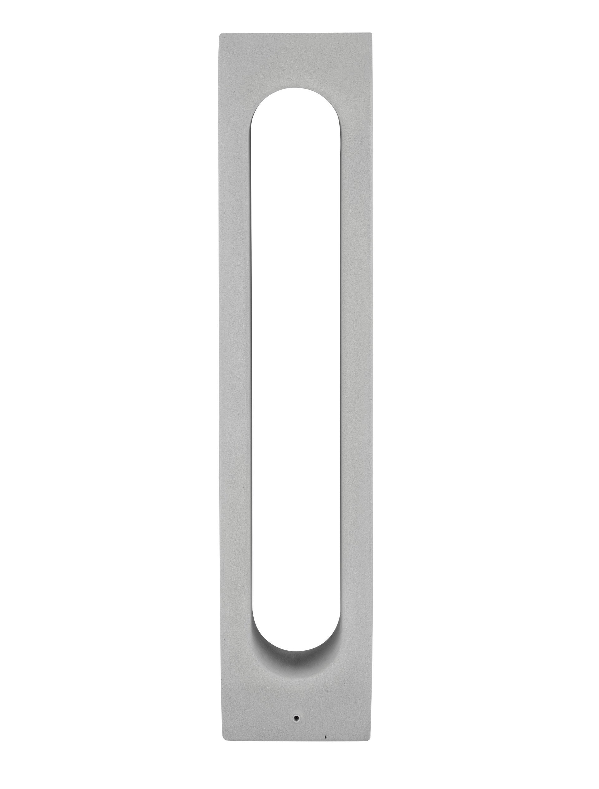 Външен аплик STAGE 6W 3000K Сив бетон IP65 L15 W15 H70см