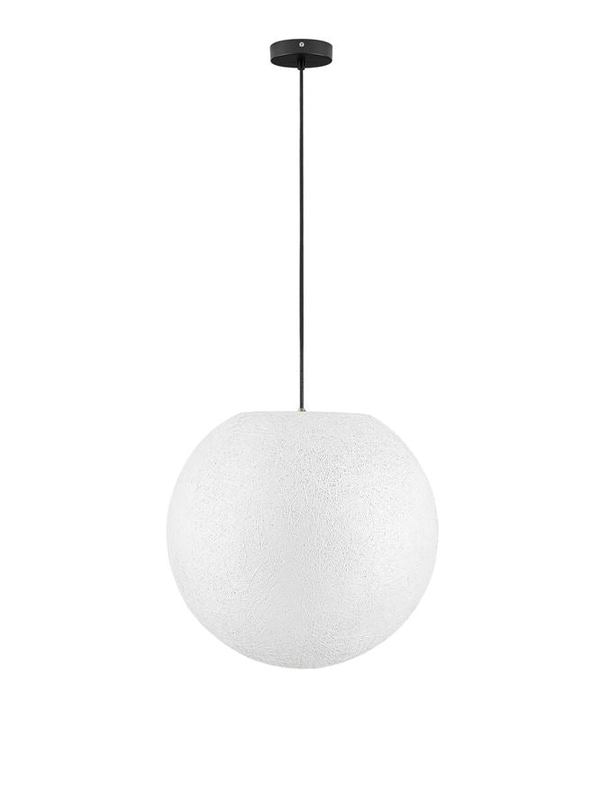Външен пендел MOON LED E27 12W Пясъчно бял с черен кабел ⌀50 H200см IP65