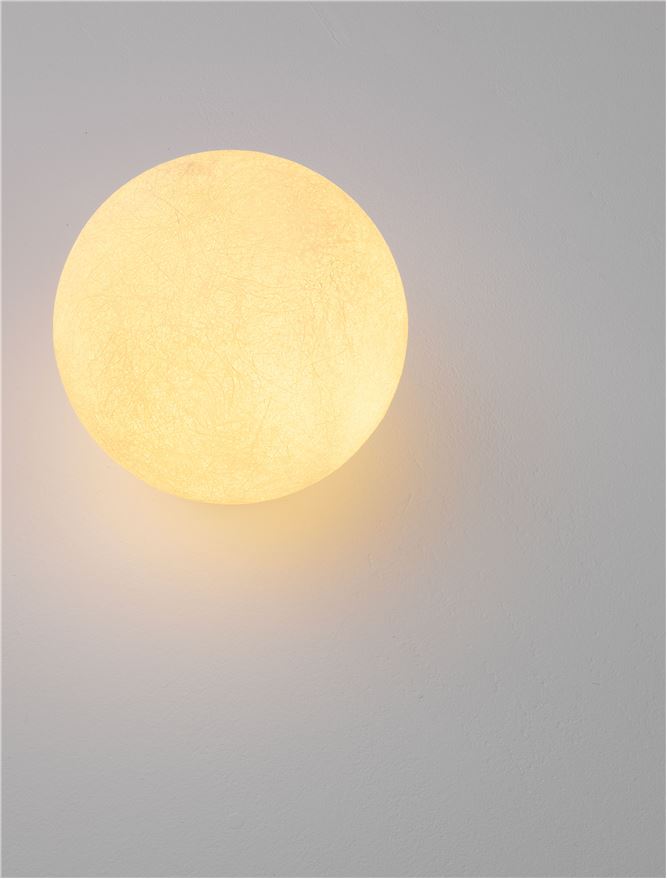 Градинска лампа MOON LED E14 5W Пясъчно бял ⌀25 H25см +19см колче IP65