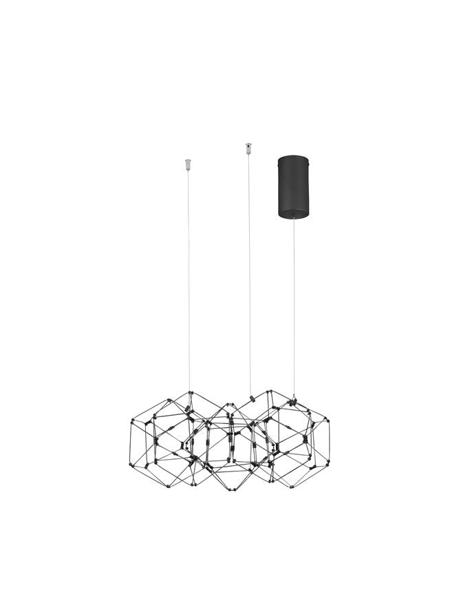 Висящо осветително тяло (пендел) NEBULA 25W Титаниево черен мед