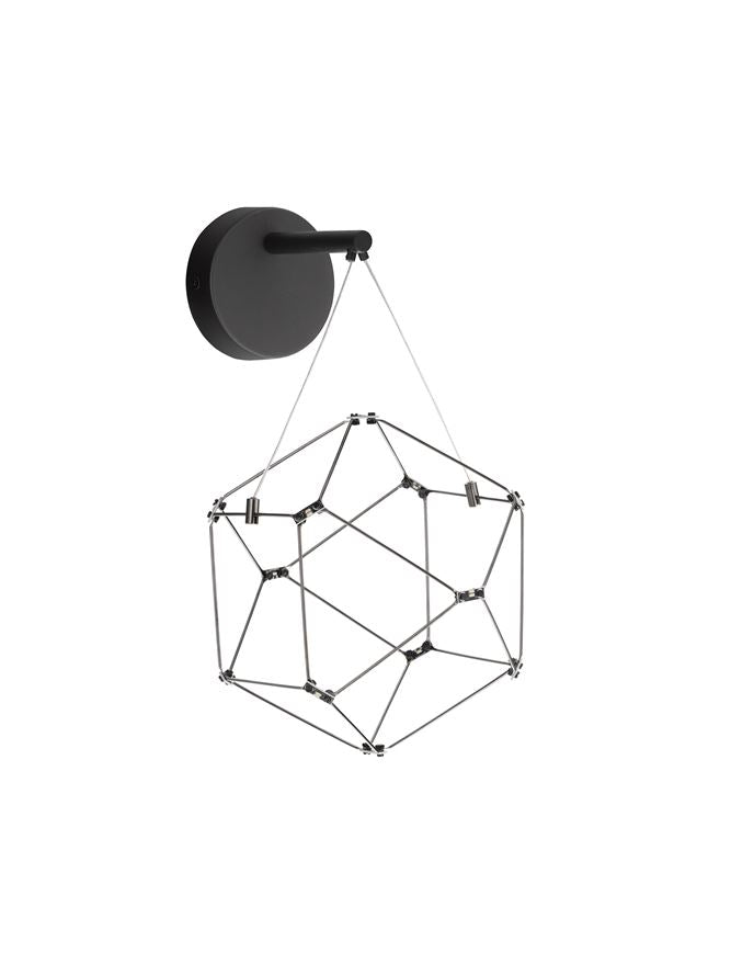 Висящо осветително тяло (пендел) STELLAR 6W Черен хром мед L17 W23.4 H31см