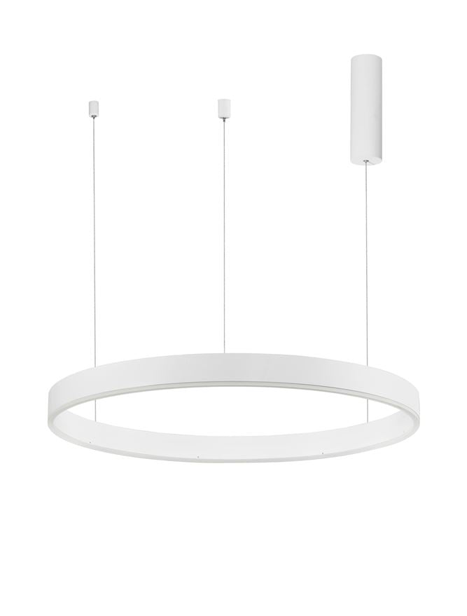 Висящо осветително тяло (пендел) MOTIF 50W LED 3000K Триак димируем Пясъчно бял алуминий акрил