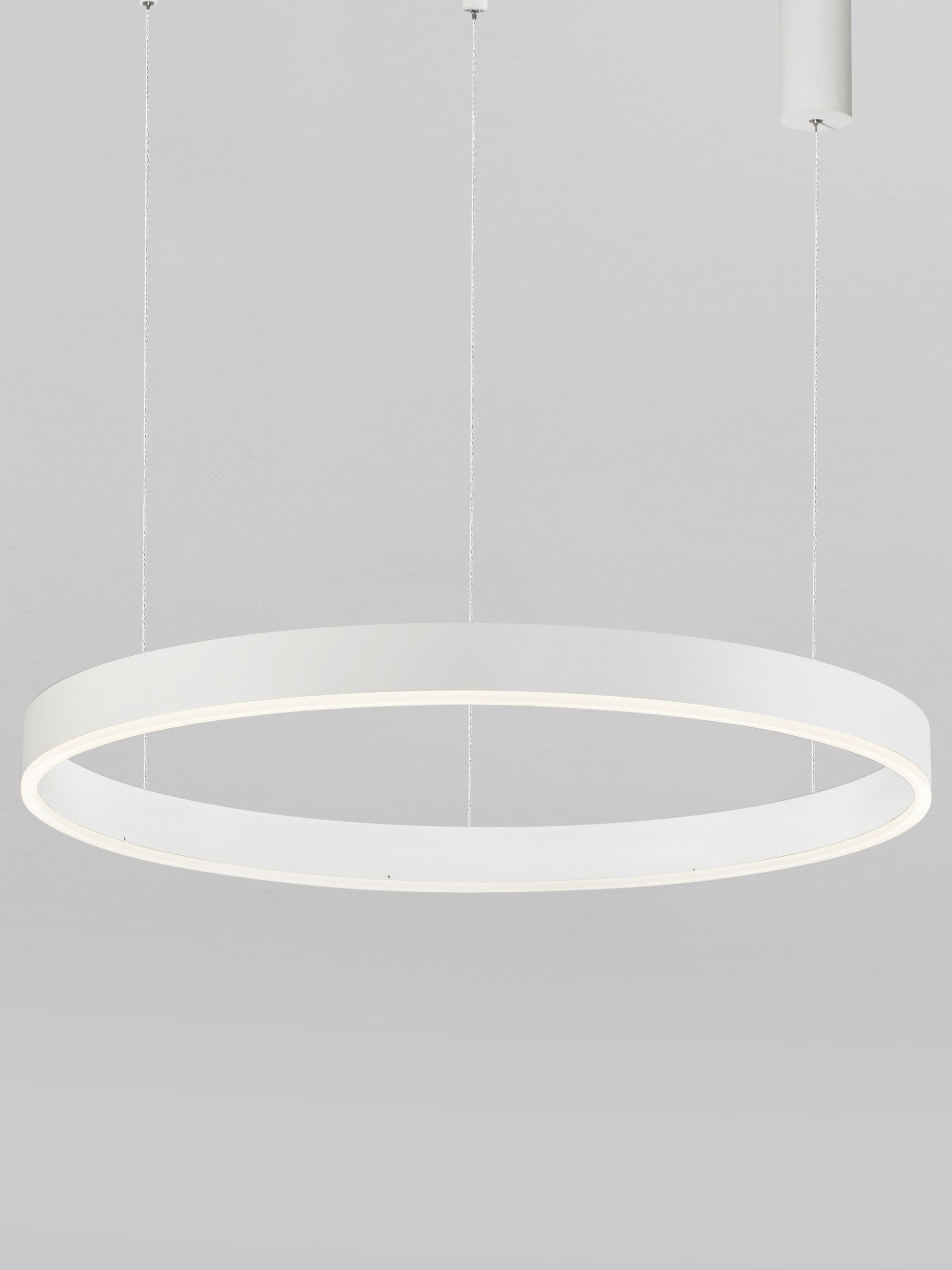 Висящо осветително тяло (пендел) MOTIF 60W LED 3000K Триак димируем Пясъчно бял алуминий акрил Регулируема височина