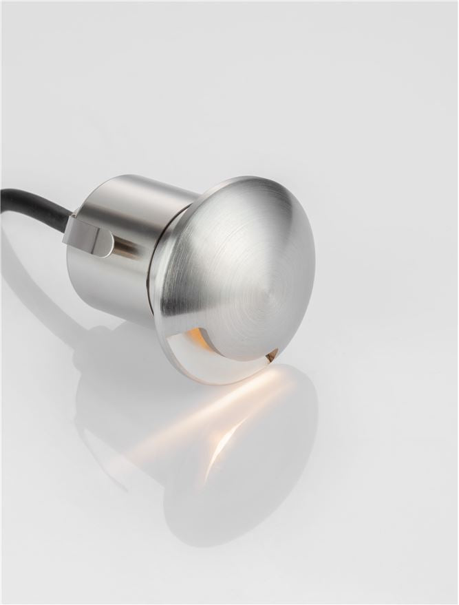 LED спот KEM 2W 110-240V IP67 Сребрист ⌀6.2 H11см 3000K